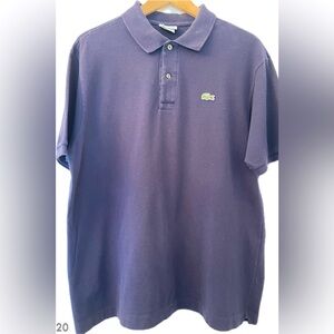 🐊Lacoste signature knit- • Petit Piqué• size 6 (XL) in BLUE